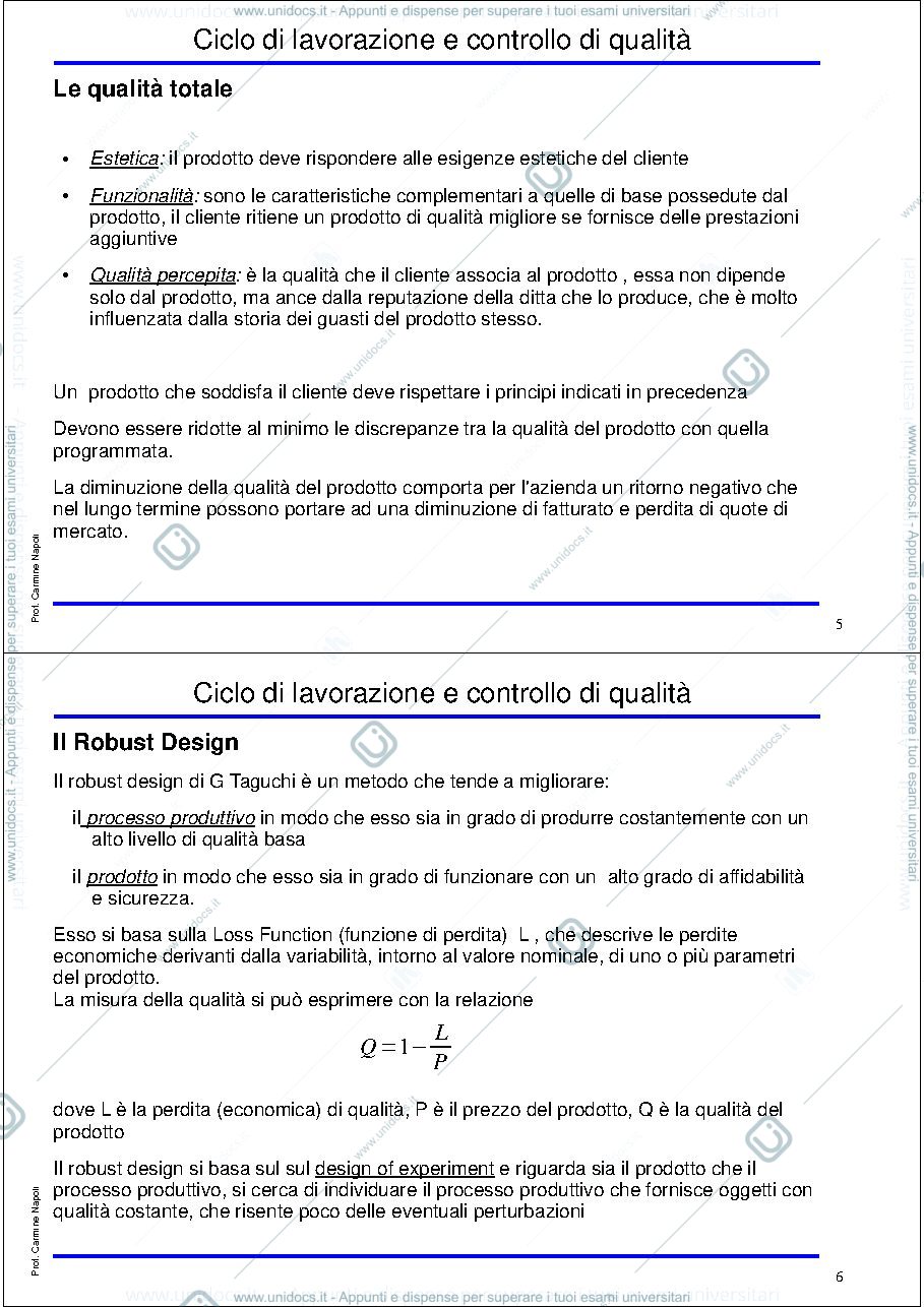 Anteprima pagina 3 — Ciclo di lavorazione e controllo di qualita'