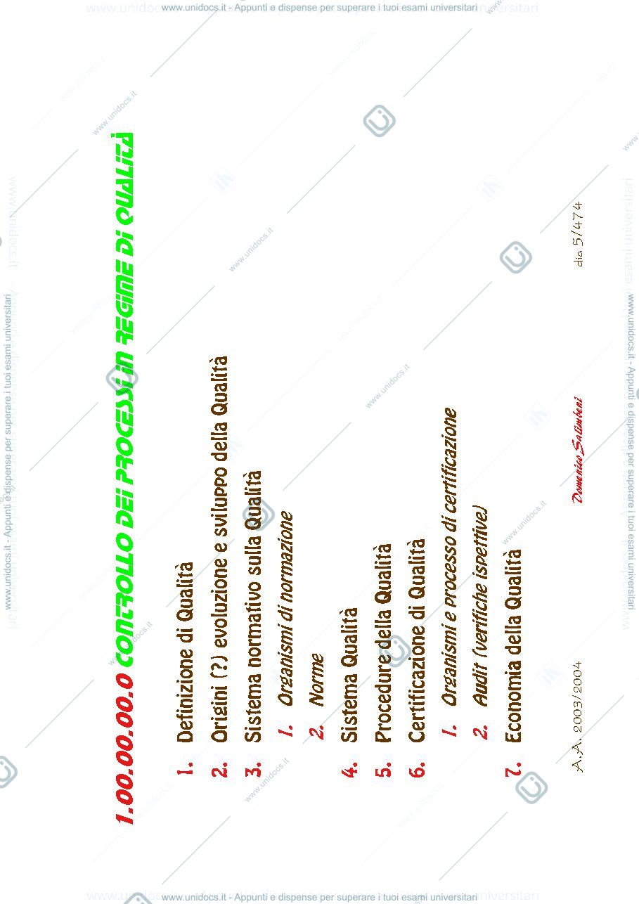 Anteprima pagina 5 — controllo qualità