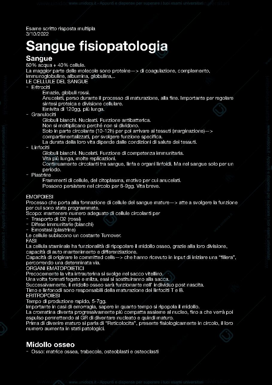 Anteprima pagina 1 — Medicina interna 