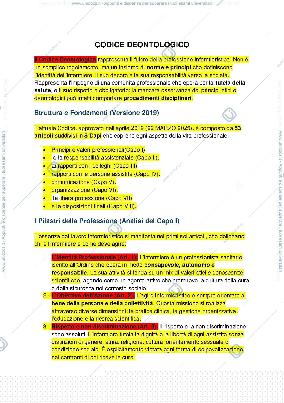 Anteprima pagina 1 — Codice Deontologico e Legge Gelli-Bianco