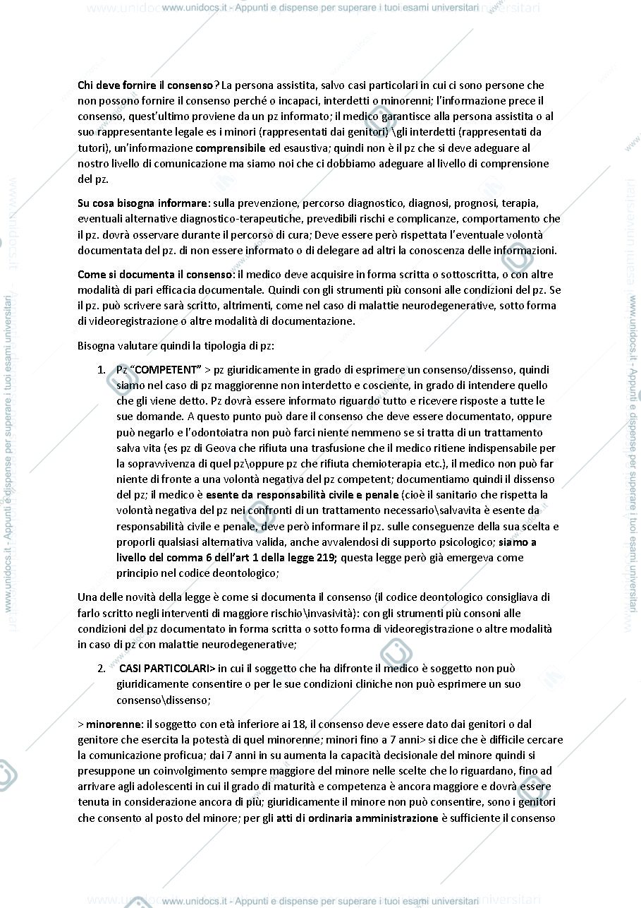 Anteprima pagina 1 — Medicina legale 