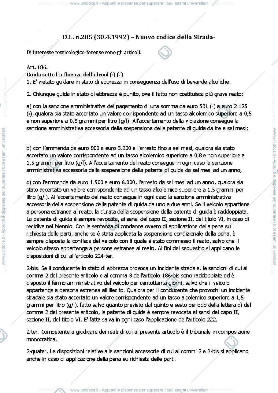 Anteprima pagina 1 — Medicina legale