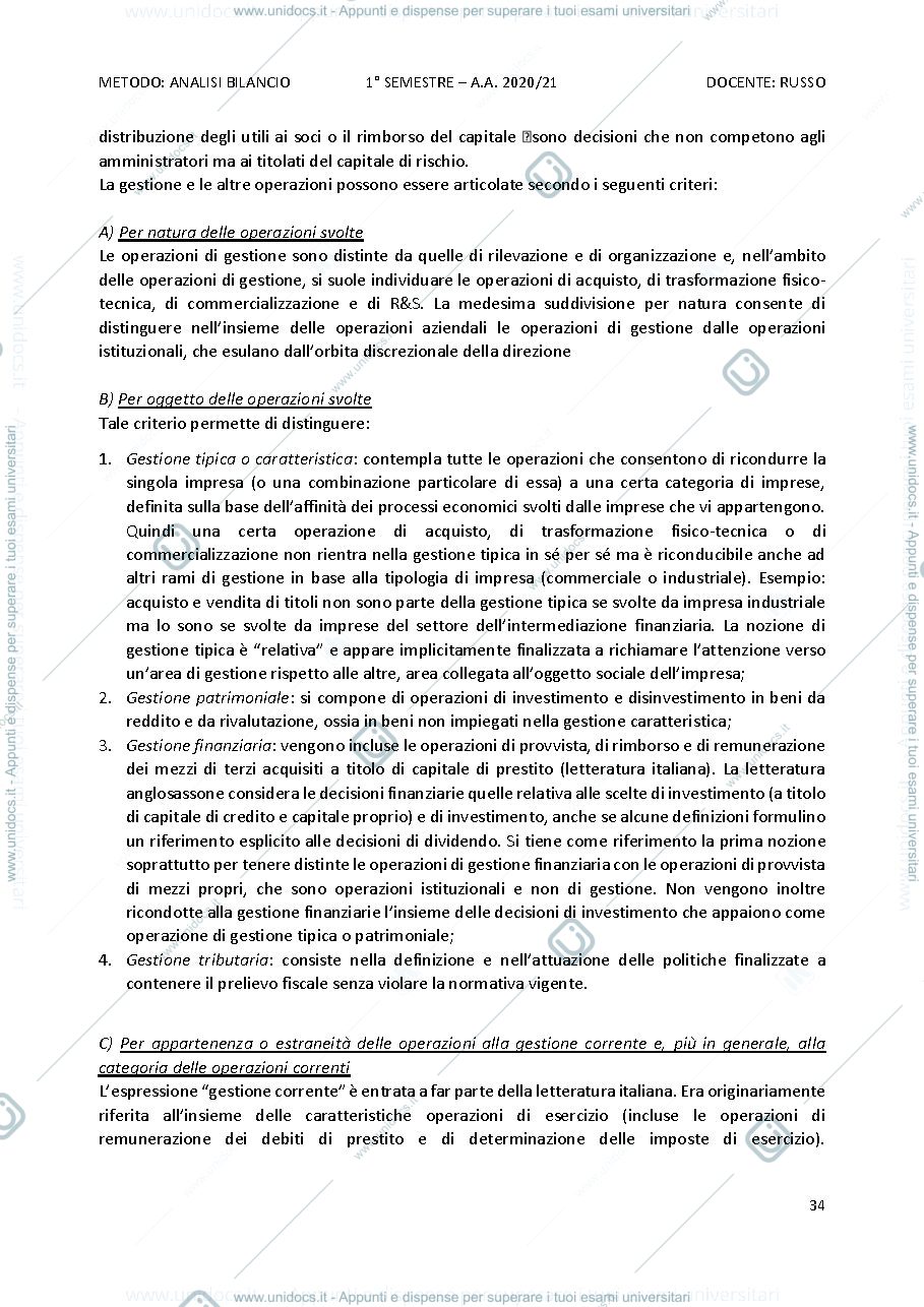 Anteprima pagina 2 — LA DIMENSIONE ECONOMICO-FINANZIARIO NEL GOVERNO DELL’IMPRESA