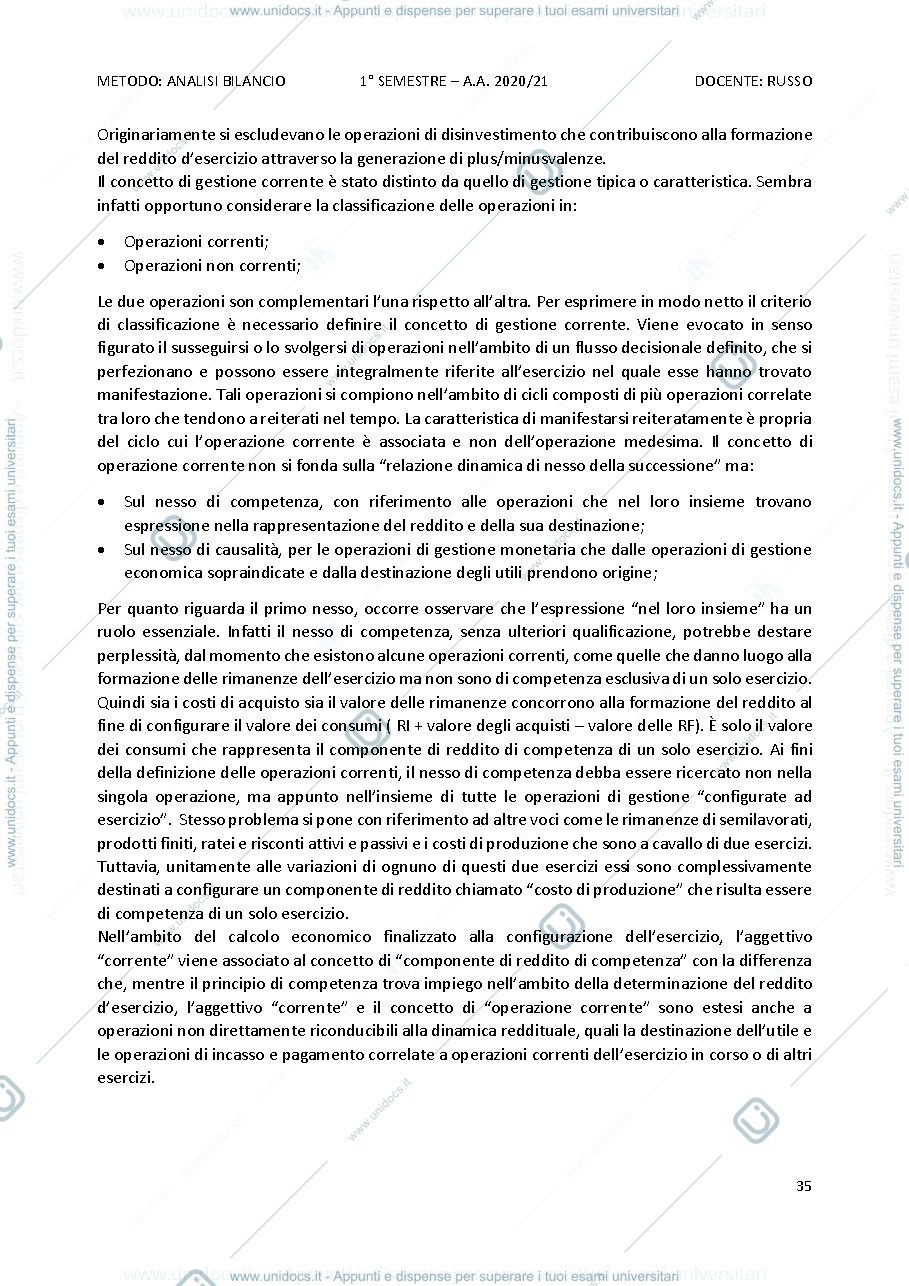 Anteprima pagina 3 — LA DIMENSIONE ECONOMICO-FINANZIARIO NEL GOVERNO DELL’IMPRESA