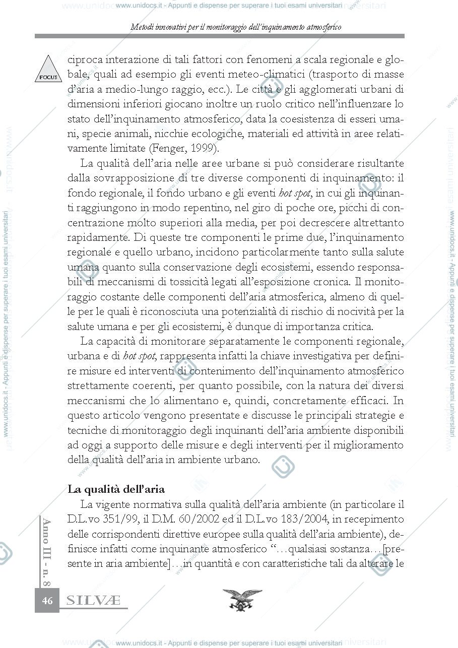 Anteprima pagina 2 — Monitoraggio in Atmosfera