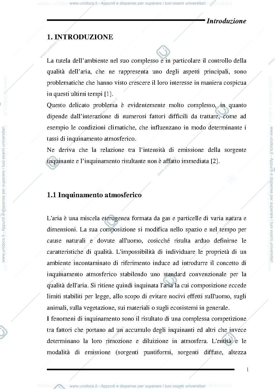 Anteprima pagina 1 — Testo sulla Radioattività naturale