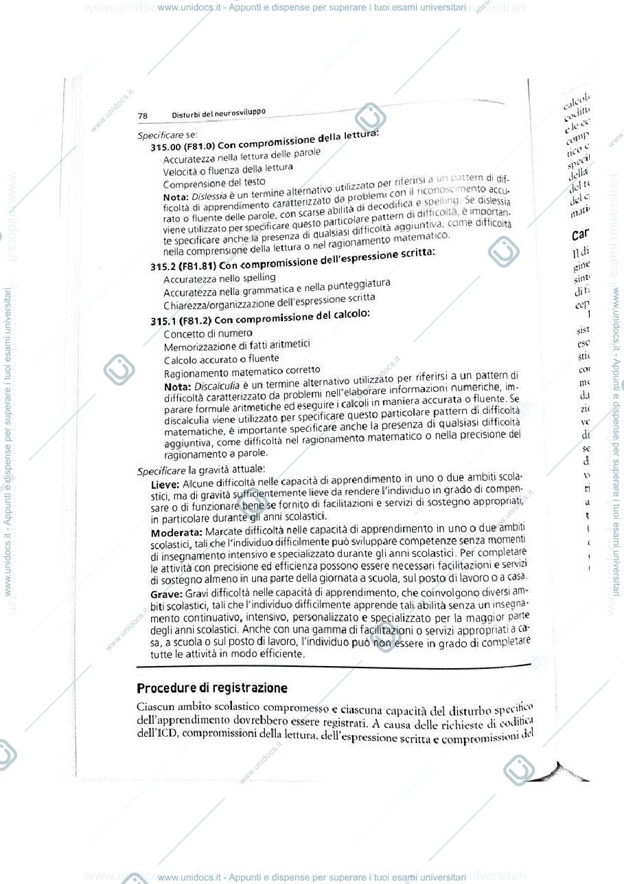 Anteprima pagina 2 — Disturbo Specifico dell'Apprendimento