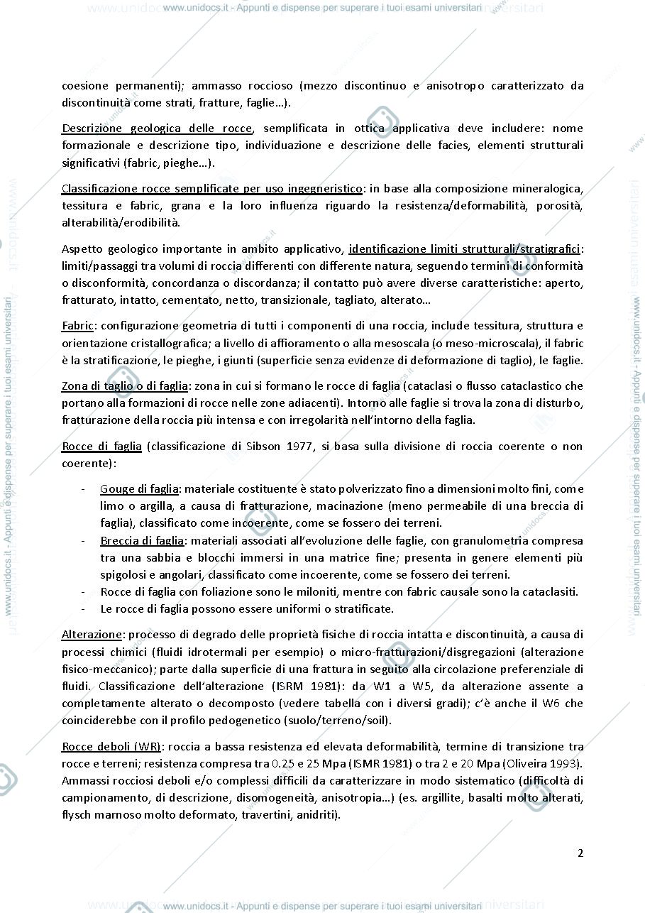 Anteprima pagina 2 — Appunti Metodi d'Indagine Geologico Tecnica 20-21