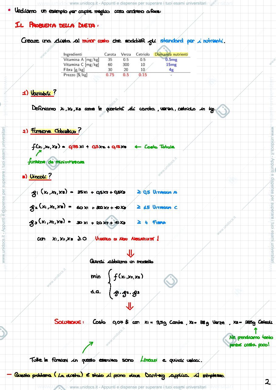 Anteprima pagina 3 — Appunti di ottimizzazione