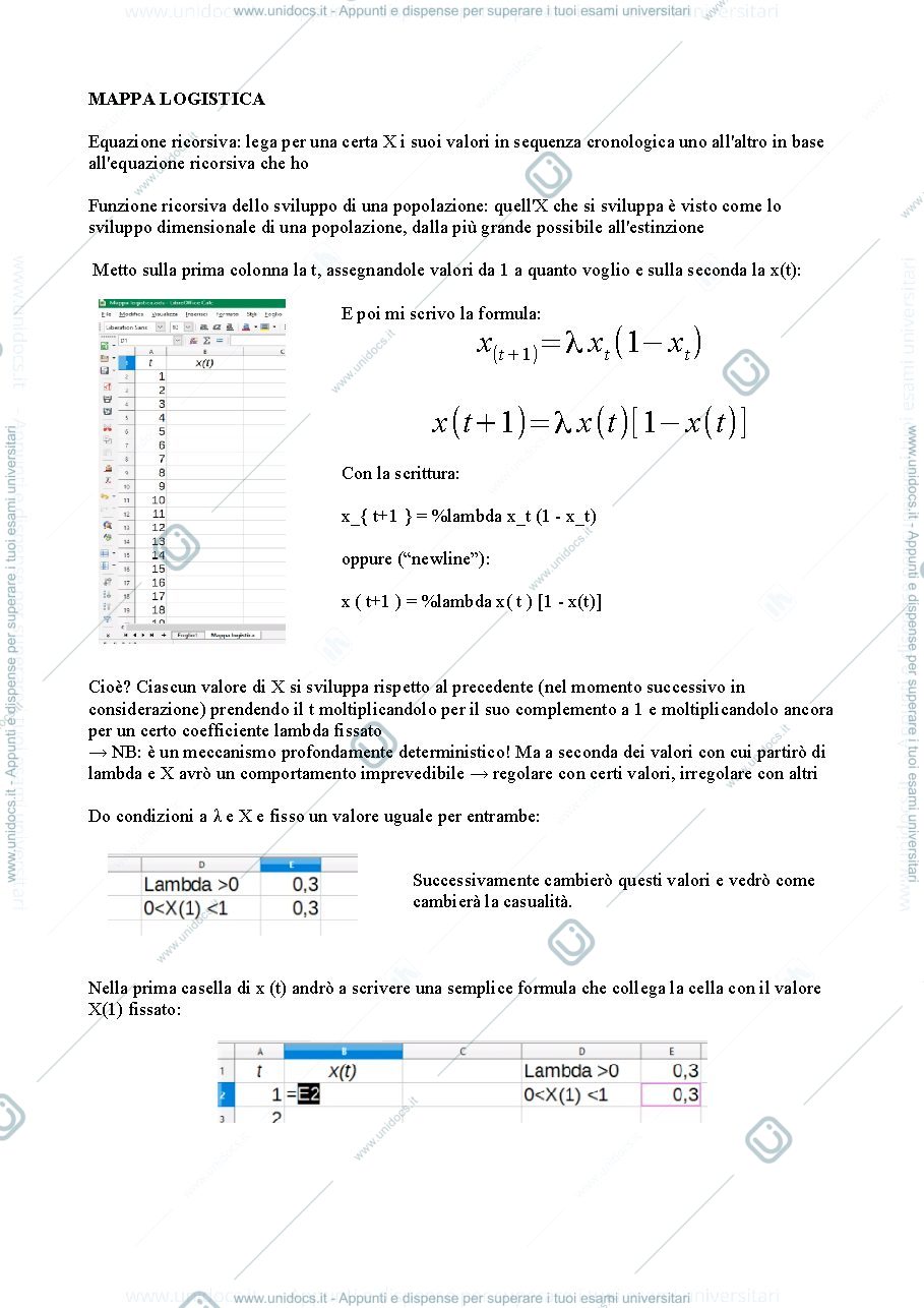 Anteprima pagina 1 — 1) Mappa logistica 