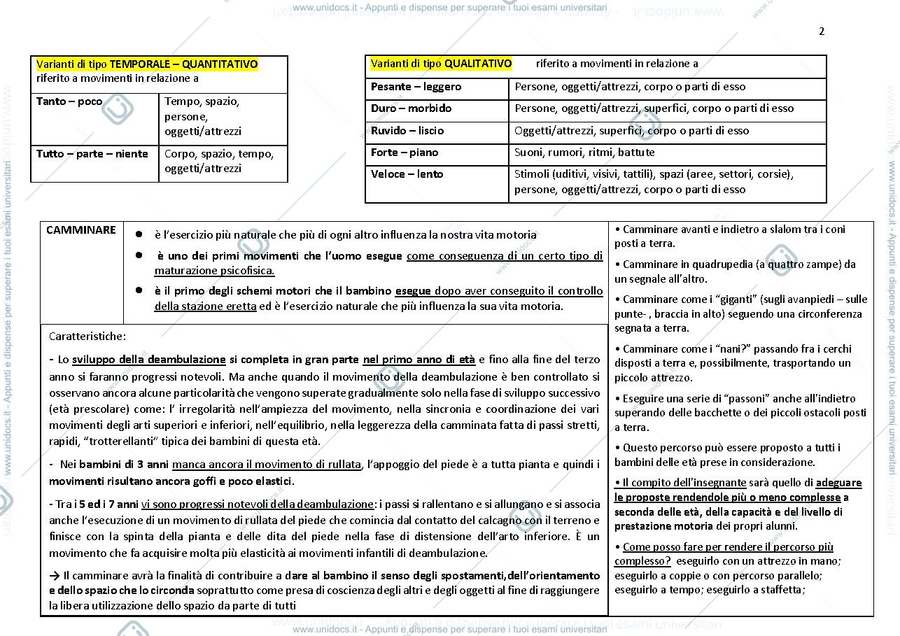 Anteprima pagina 2 — RIASSUNTO DELLE LEZIONI DEL PROFESSOR Cattozzo 