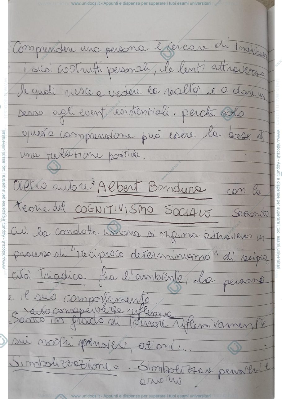 Anteprima pagina 2 — Interazionismo e Cognitivismo 