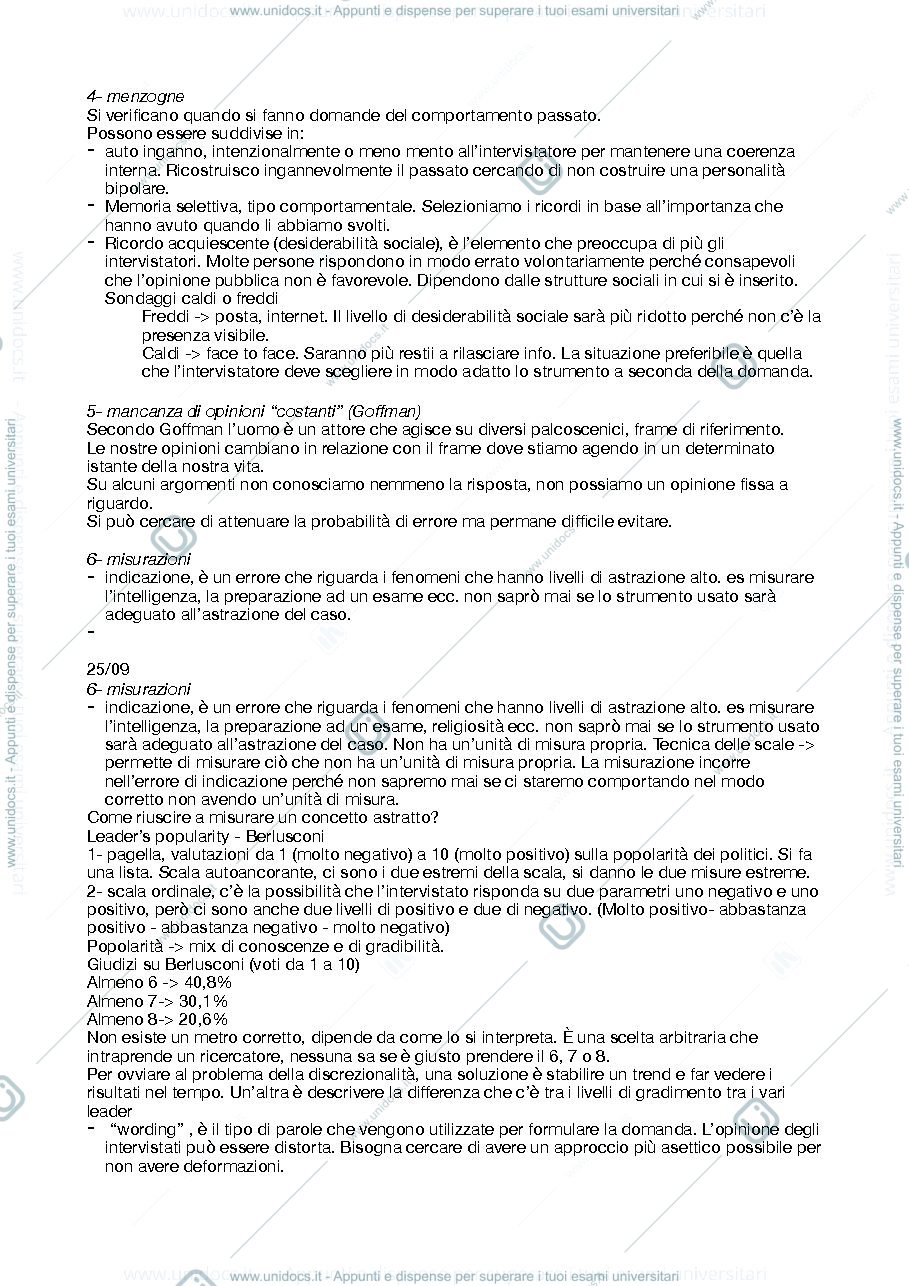 Anteprima pagina 2 — appunti metodi e tecniche della ricerca sociale