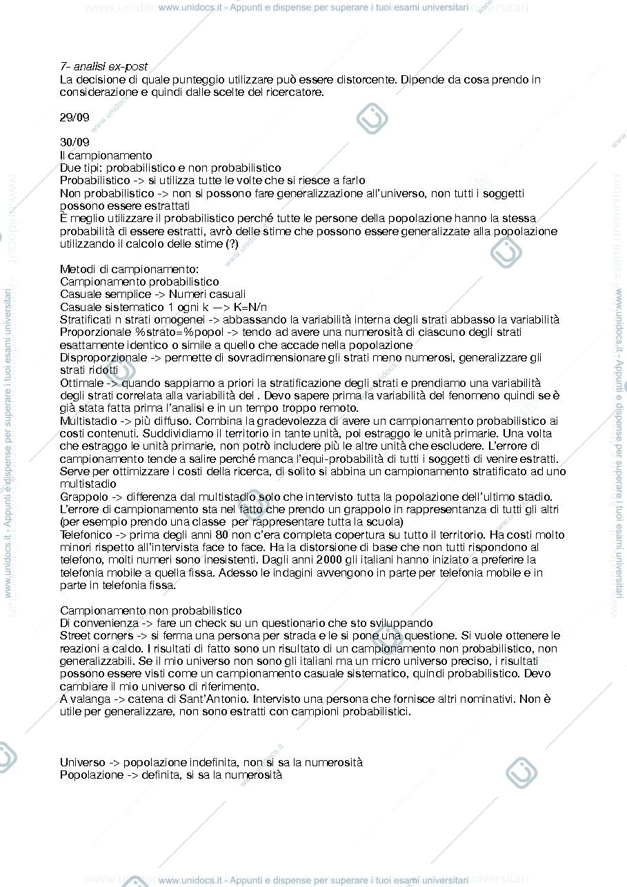 Anteprima pagina 3 — appunti metodi e tecniche della ricerca sociale