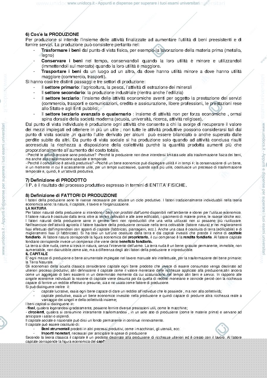 Anteprima pagina 3 — Riassunto Estimo (Campo)