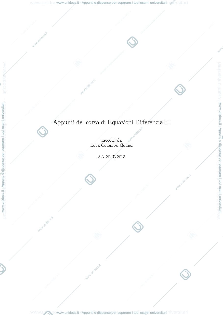 Anteprima pagina 1 — Equazioni_differenziali_1