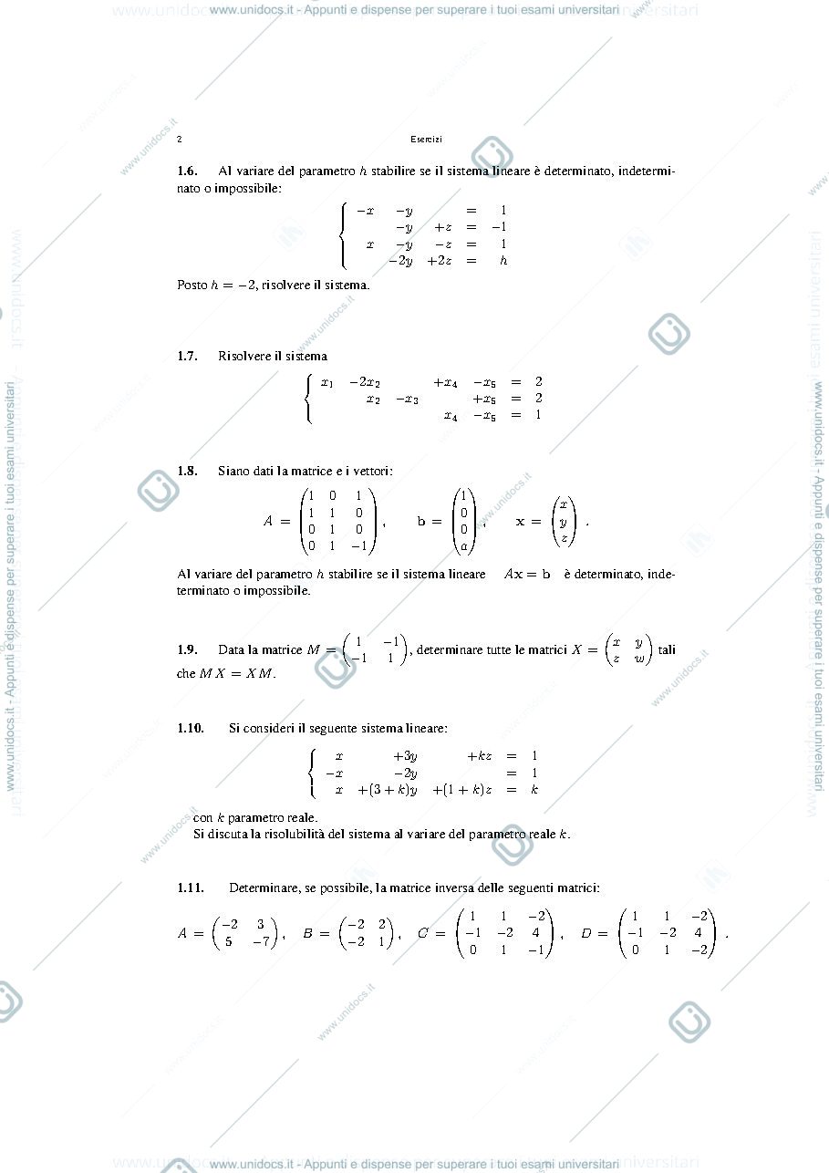 Anteprima pagina 2 — METODI MATEMATICI ES