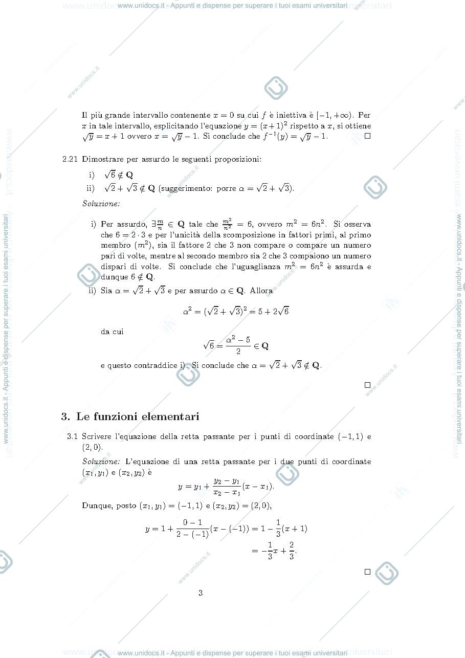Anteprima pagina 3 — Svolgimento esercizi l-18