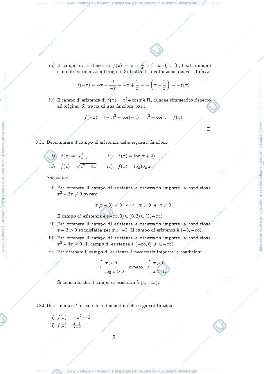 Anteprima pagina 5 — Svolgimento esercizi l-18
