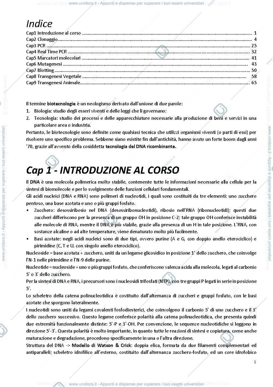 Anteprima pagina 3 — Metodi molecolari