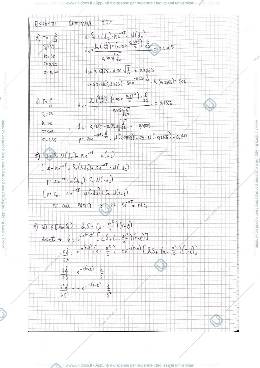 Anteprima pagina 1 — Esercizi metodi