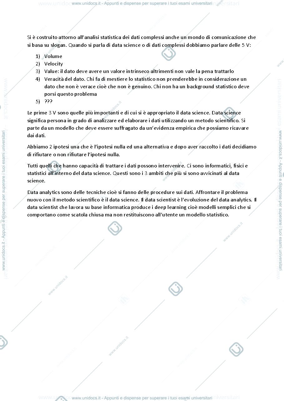 Anteprima pagina 5 — Metodi Statistici per dati complessi