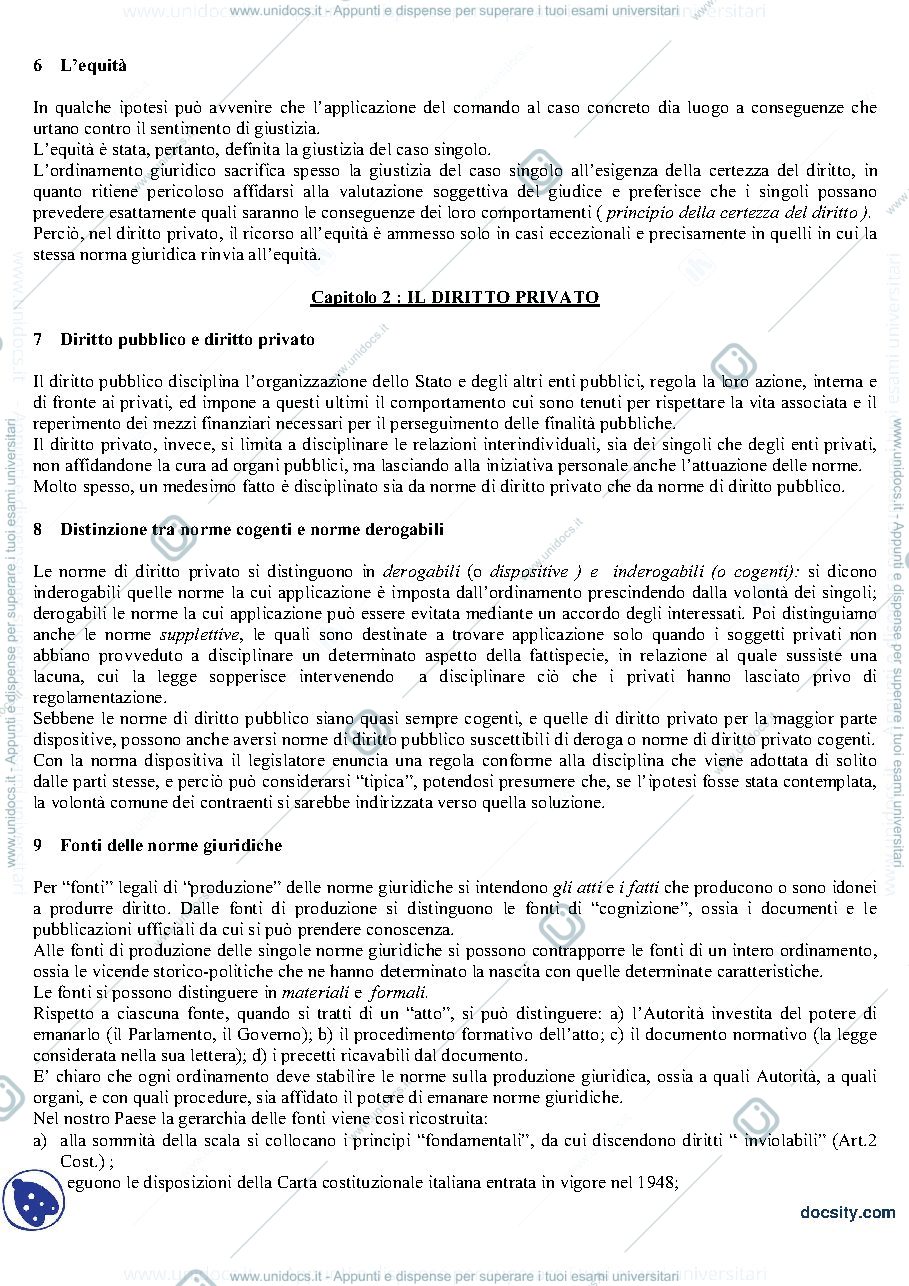 Anteprima pagina 4 — Compendio di diritto privato