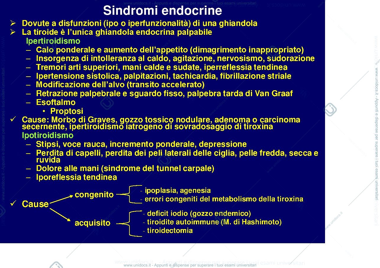 Anteprima pagina 1 — Sindromi endocrine