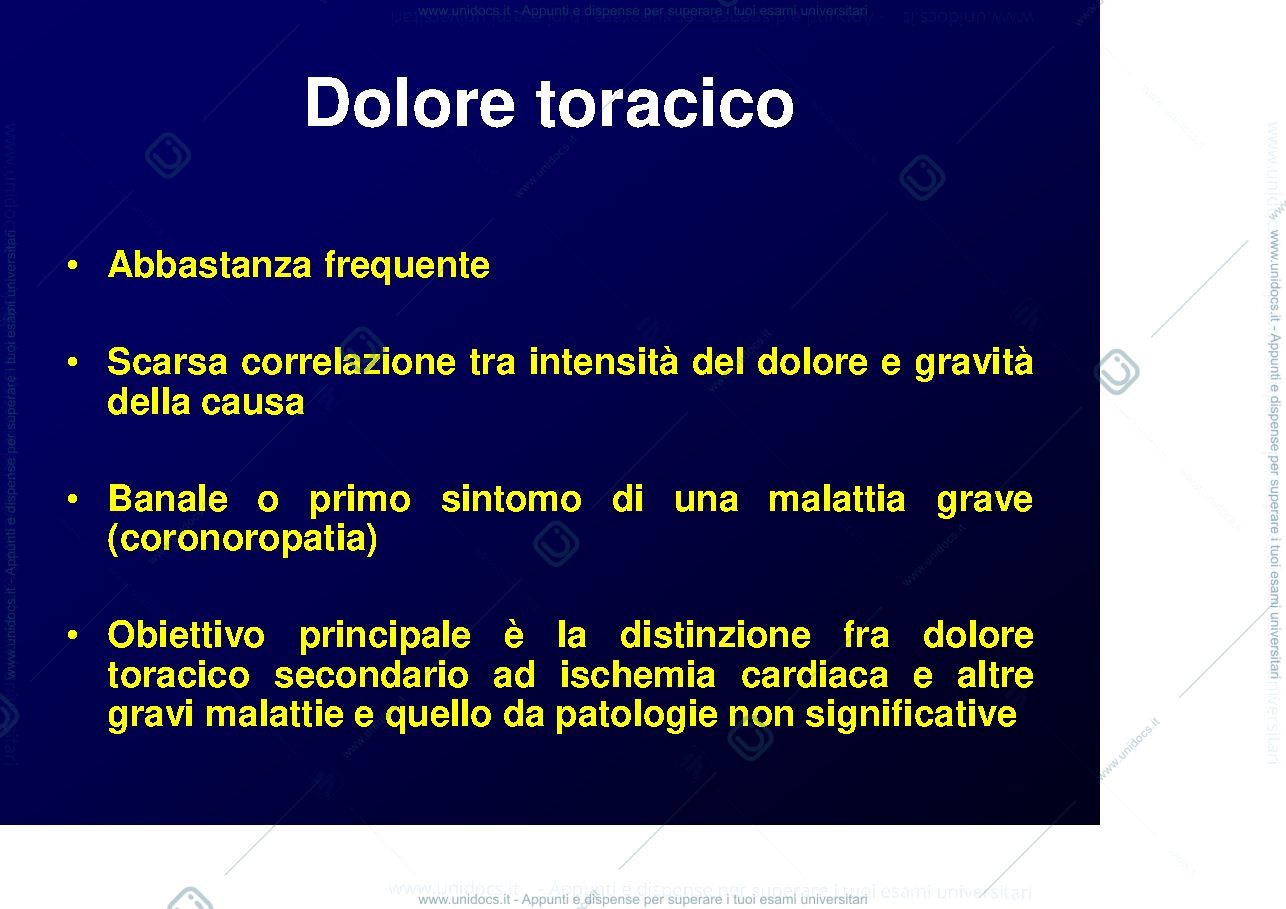Anteprima pagina 1 — Dolore toracico