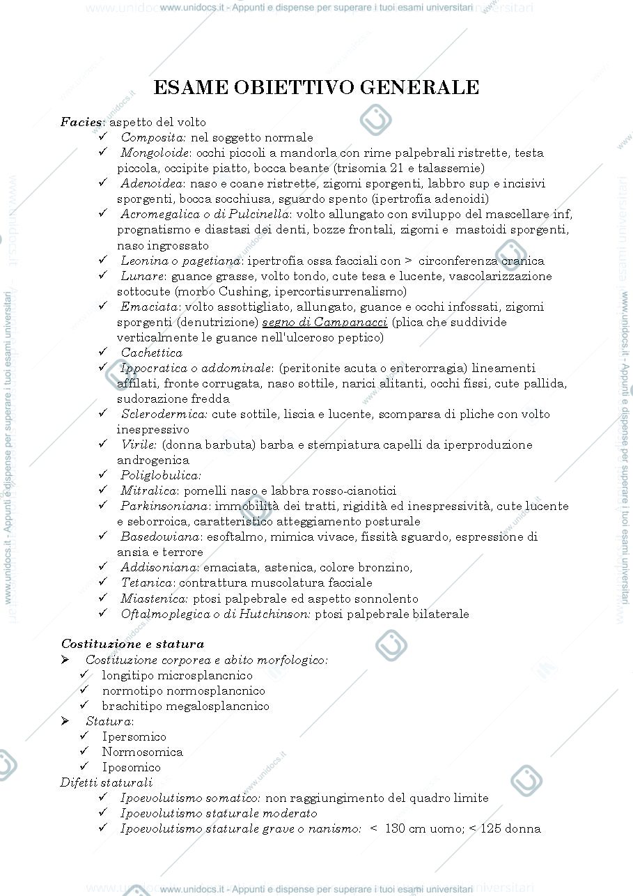 Anteprima pagina 1 — ESAME OBIETTIVO GENERALE