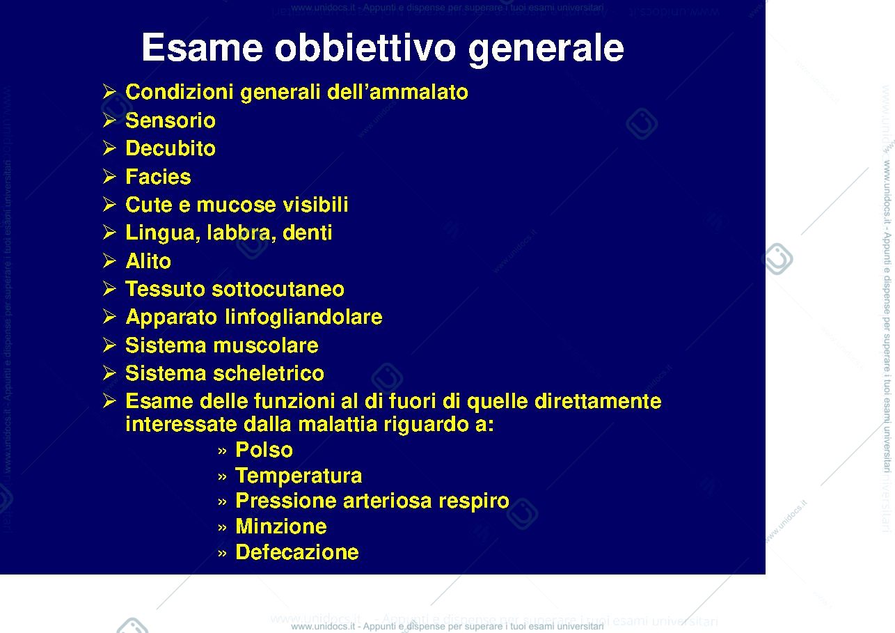 Anteprima pagina 2 — Esame obbiettivo