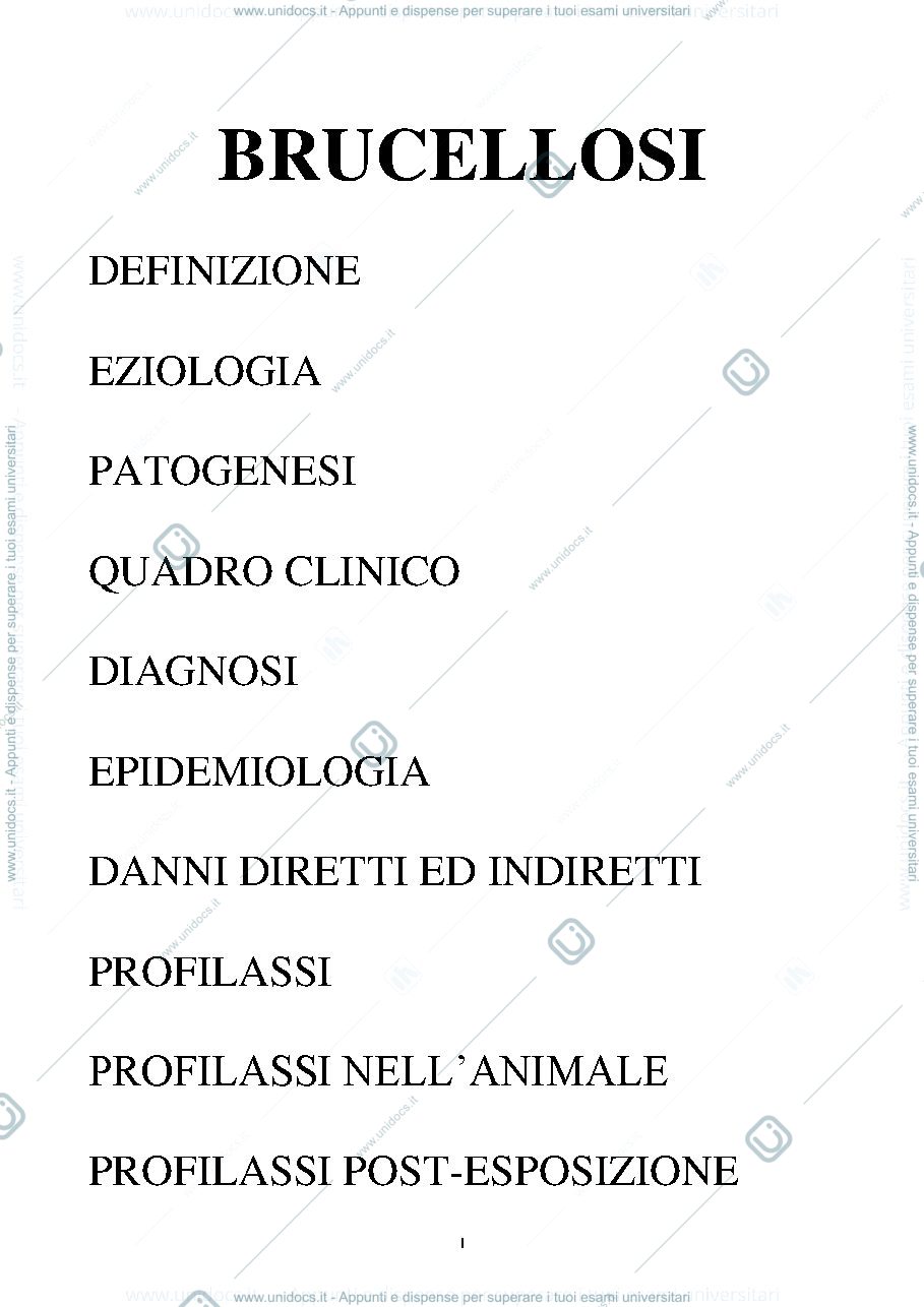 Anteprima pagina 1 — LUCIDI BRUCELLOSI
