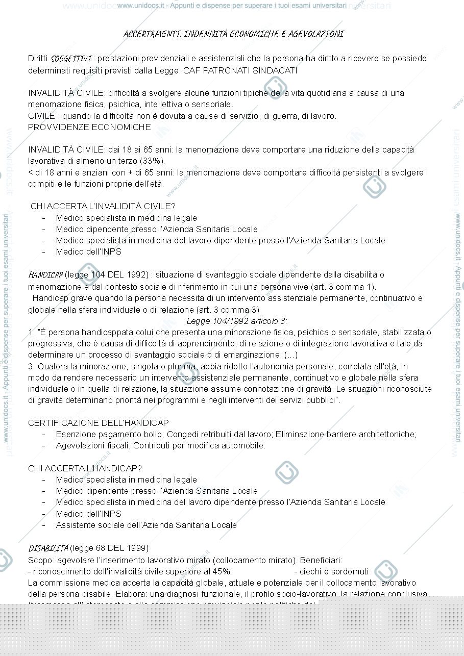 Anteprima pagina 1 — Riassunto prima parte di metodologia del servizio sociale