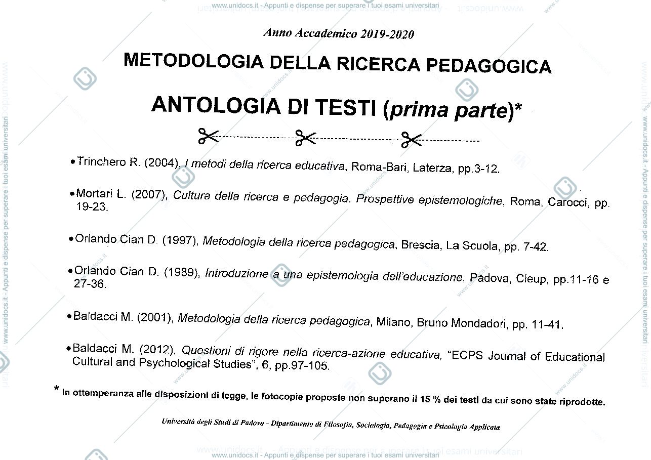 Anteprima pagina 1 — Antologia 1