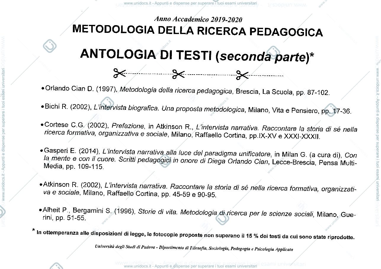 Anteprima pagina 1 — Antologia 2