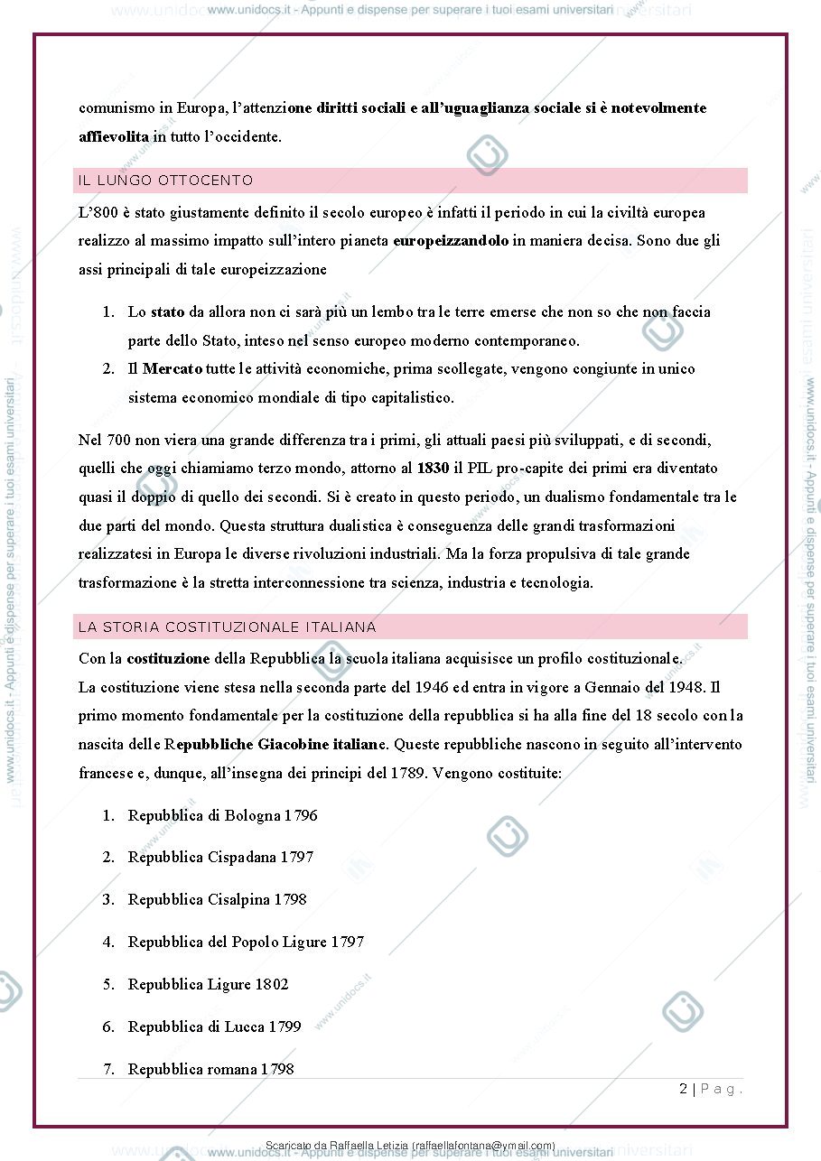 Anteprima pagina 3 — manuale di storia della scuola italiana