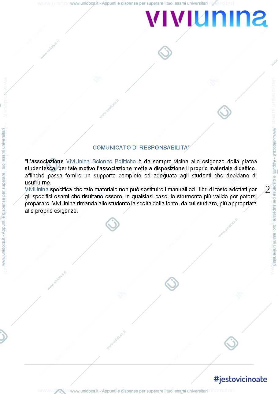 Anteprima pagina 2 — Riassunto metodogia e tecniche sociali