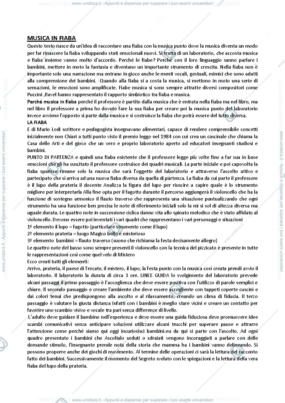 Anteprima pagina 1 — musica in fiaba asinari