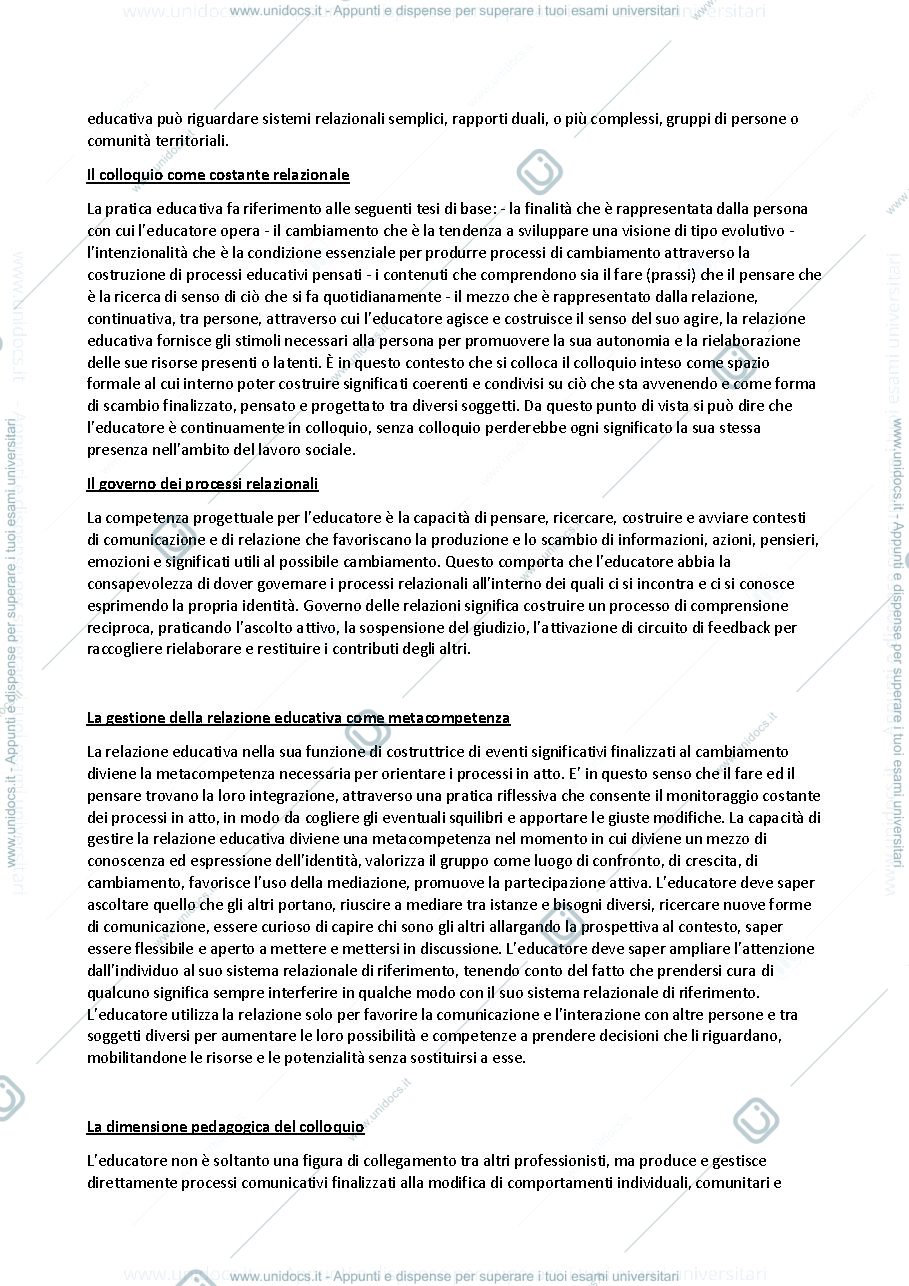 Anteprima pagina 2 — il colloquio