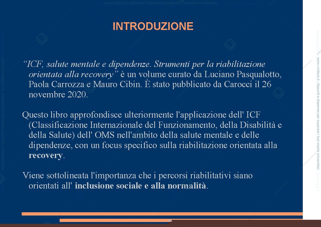 Anteprima pagina 2 — Approfondimento ICF dipendenze 
