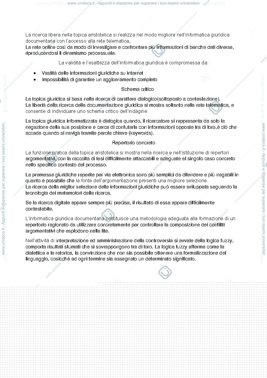 Anteprima pagina 3 — METODOLOGIA GIURIDICA E INFORMATICA