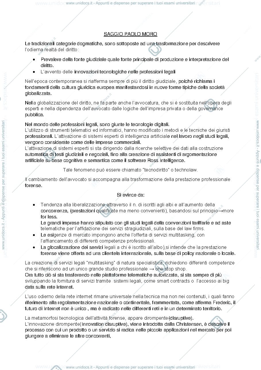 Anteprima pagina 1 — METODOLOGIA INFORMATICA E GIURIDICA