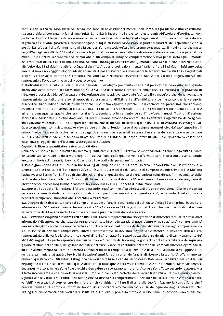 Anteprima pagina 3 — Appunti Metodologia e tecniche della ricerca empirica