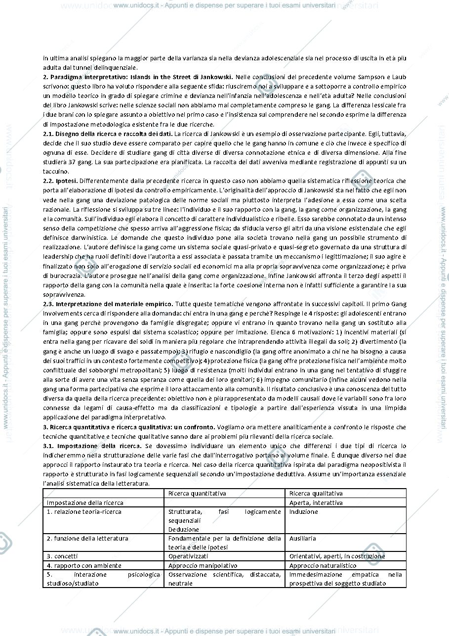 Anteprima pagina 4 — Appunti Metodologia e tecniche della ricerca empirica