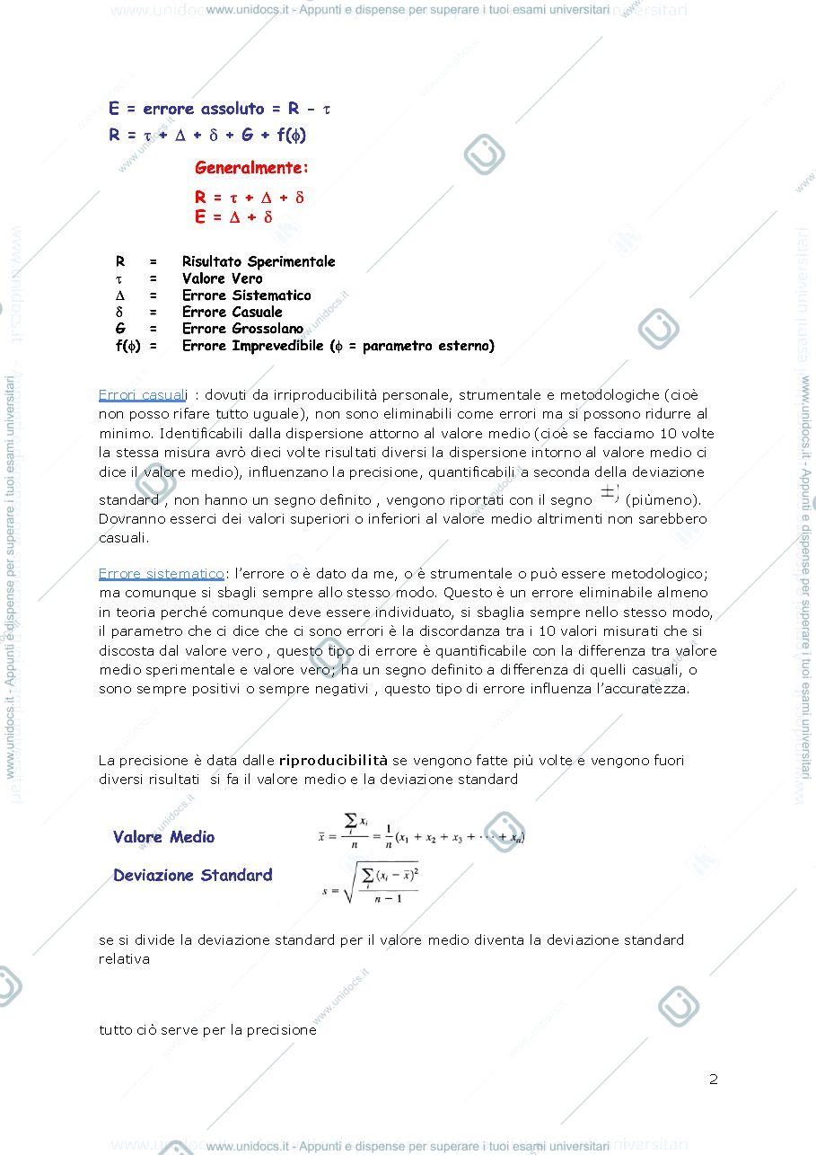 Anteprima pagina 2 — Metolodologie analitiche