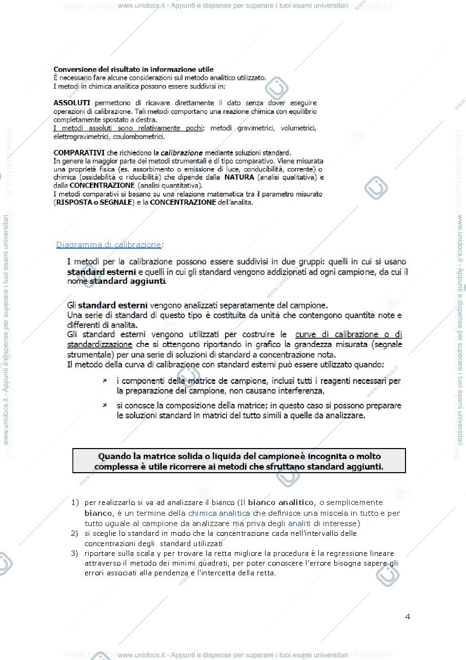 Anteprima pagina 4 — Metolodologie analitiche