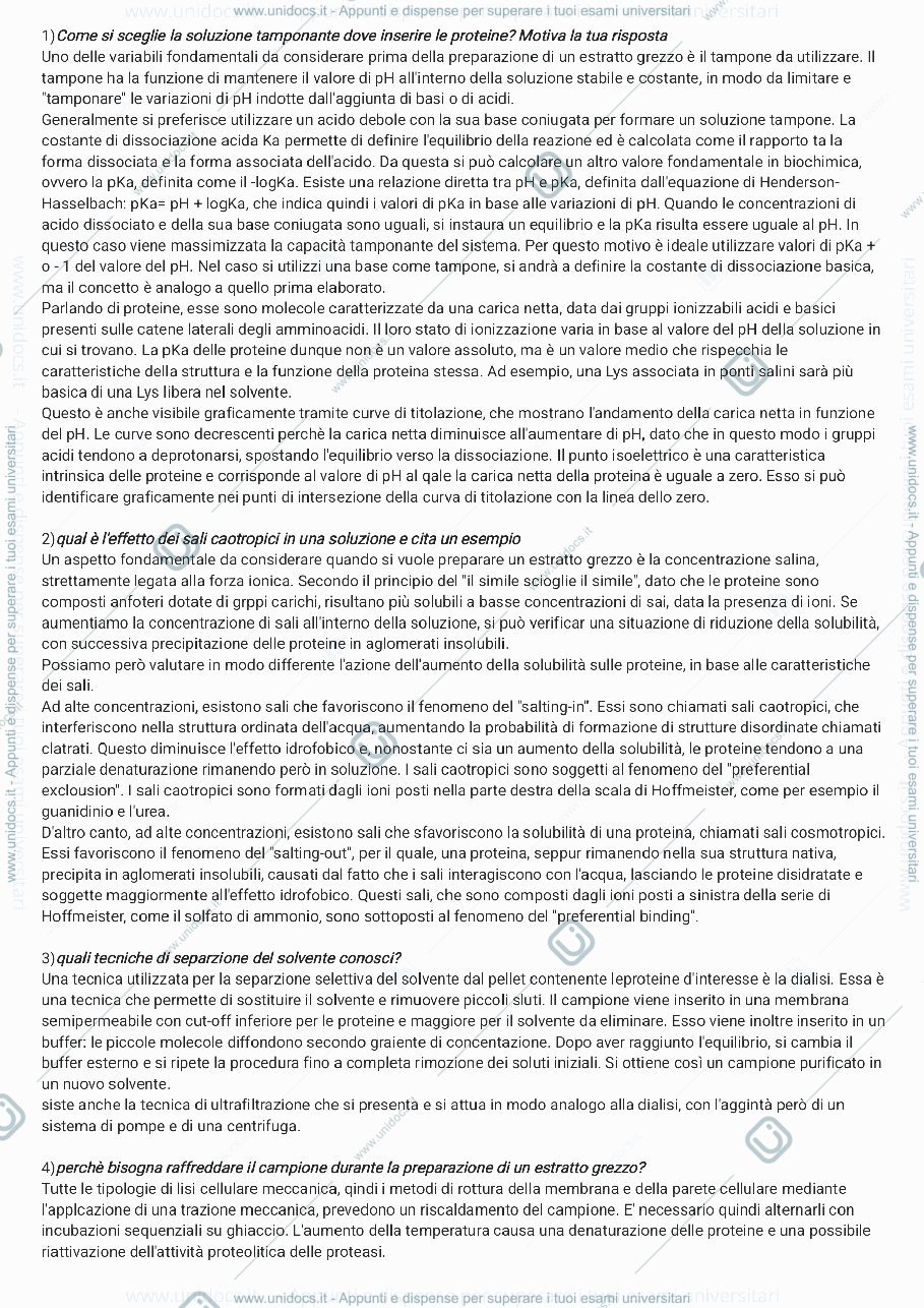 Anteprima pagina 1 — DOMANDE d'ESAME METODOLOGIE 