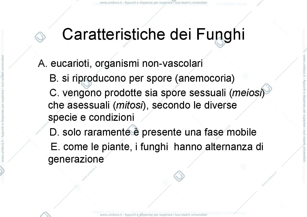 Anteprima pagina 3 — Classificazione dei Funghi