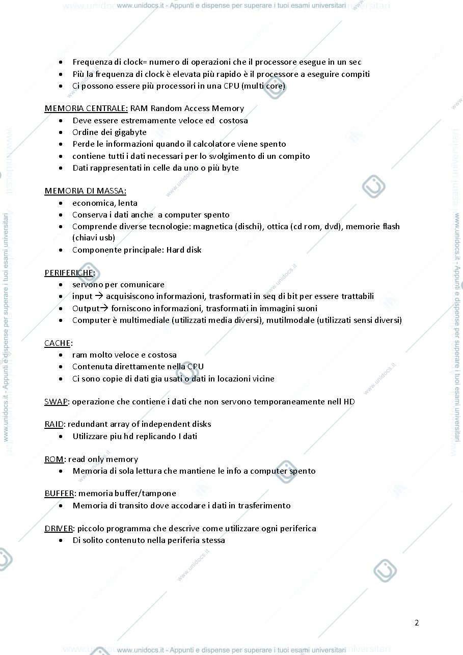 Anteprima pagina 2 — metodologie informatiche