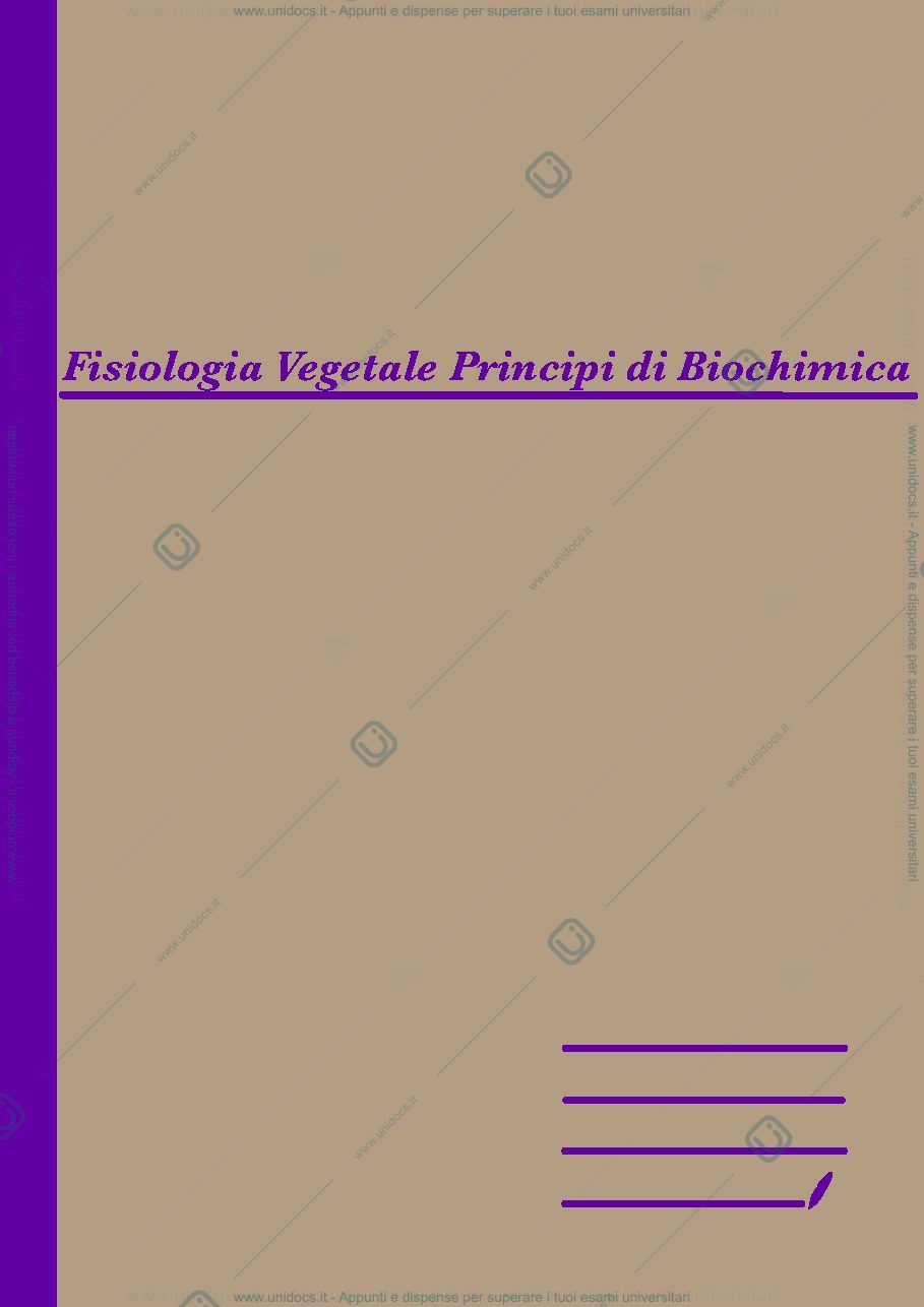 Anteprima pagina 1 — Fisiologia vegetale